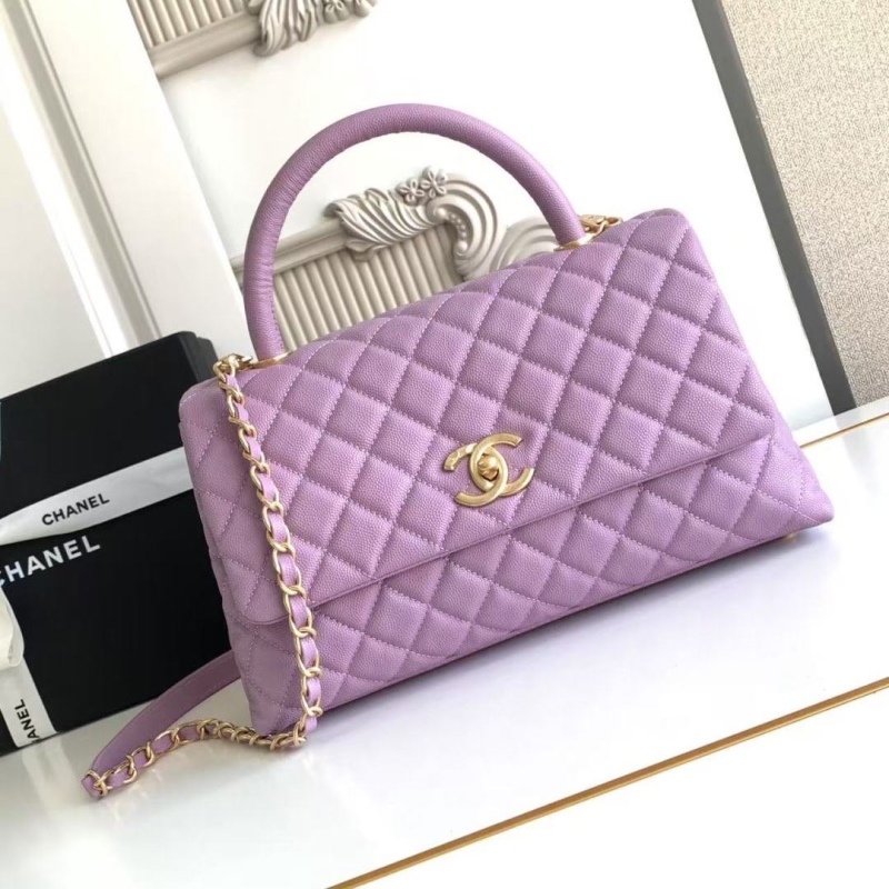 Ch**el top handle bags